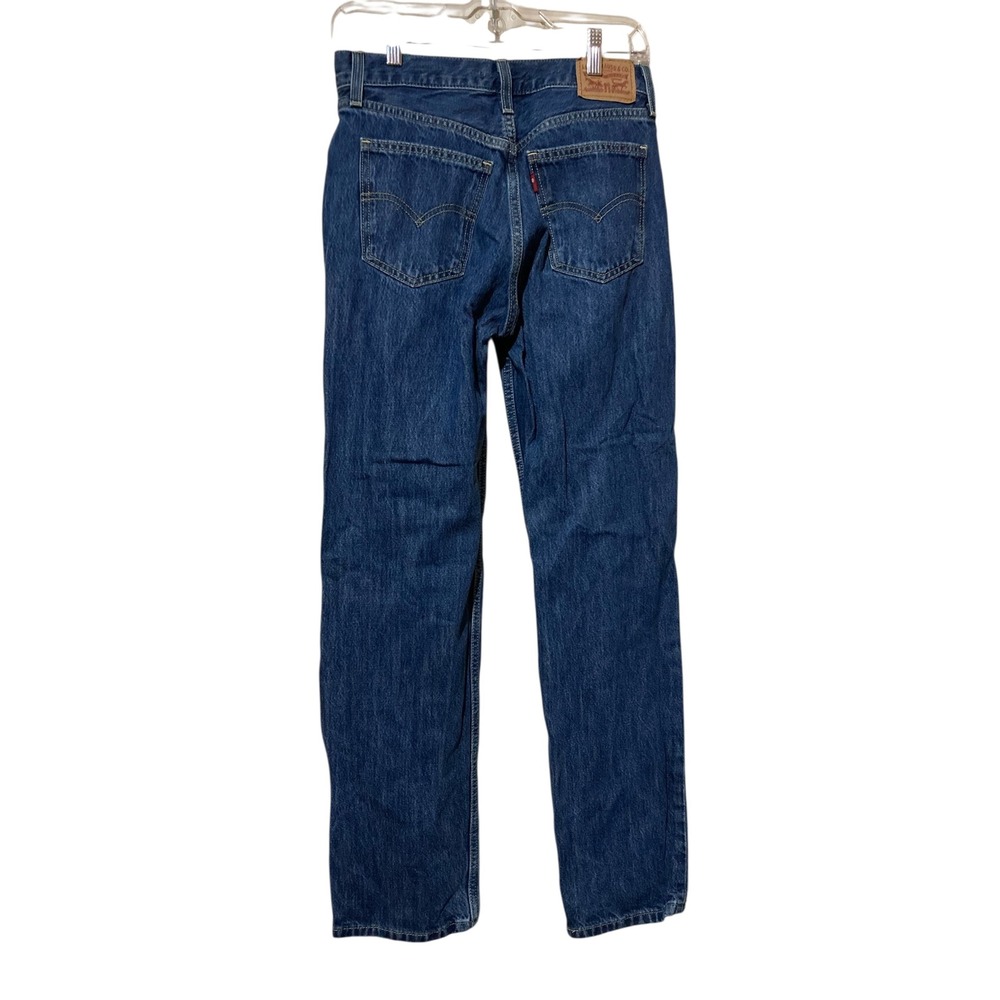 Levis Low Pro Straight Leg Jeans Dark Wash Denim Size 26 - Picture 8 of 8